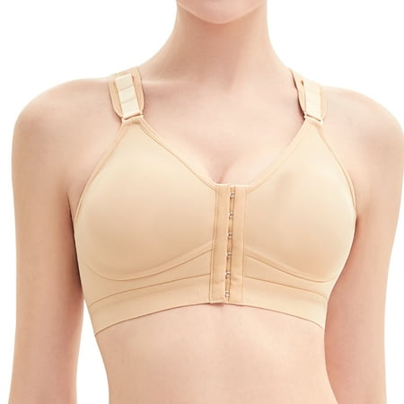 CtriLady Women s Support Sports Bra Post Surgery Bra Front Closure Yoga Bra Removable Pads Wirefree(Beige Small)
CtriLady Women s Support Sports Bra Post Surgery Bra Front Closure Yoga Bra Removable Pads Wirefree(Beige Small)