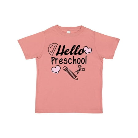 Inktastic Hello Preschool with Hearts and School Supplies Gift Toddler Boy or Toddler Girl T-Shirt
Inktastic Hello Preschool with Hearts and School Supplies Gift Toddler Boy or Toddler Girl T-Shirt