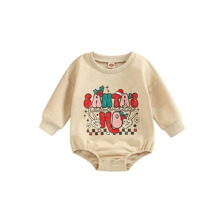 Bagilaanoe Newborn Baby Girl Boy Christmas Romper Sweatshirt Long Sleeve Bodysuit Santa/Snowman/Letter Print Pullover 6M 12M 18M 24M Infant Casual Tee Tops
Bagilaanoe Newborn Baby Girl Boy Christmas Romper Sweatshirt Long Sleeve Bodysuit Santa/Snowman/Letter Print Pullover 6M 12M 18M 24M Infant Casual Tee Tops