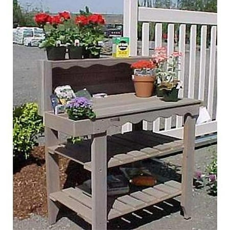 Wood Country Cedar Wood Deluxe Potting Bench - Walmart.com