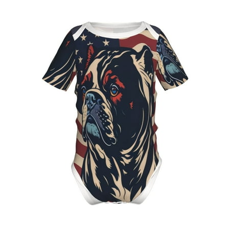 Yiaed Patriotic Bulldog Art Print Infant Climbing Short Sleeve Onesie One-Piece Baby Bodysuit Clothes 0-12 Months -2 Years
Yiaed Patriotic Bulldog Art Print Infant Climbing Short Sleeve Onesie One-Piece Baby Bodysuit Clothes 0-12 Months -2 Years