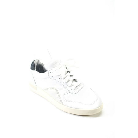 Everlane Womens Leather Tread Low Top Lace Up Closure Sneakers White 7