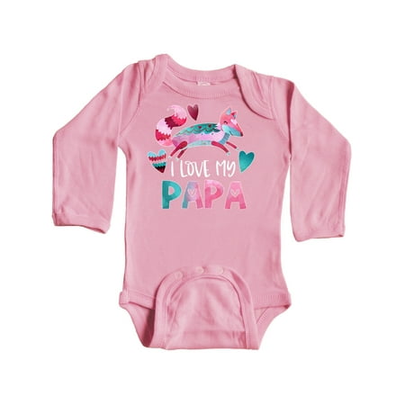 Inktastic I Love My Papa Pink and Blue Fox with Hearts Gift Baby Boy or Baby Girl Long Sleeve Bodysuit
Inktastic I Love My Papa Pink and Blue Fox with Hearts Gift Baby Boy or Baby Girl Long Sleeve Bodysuit