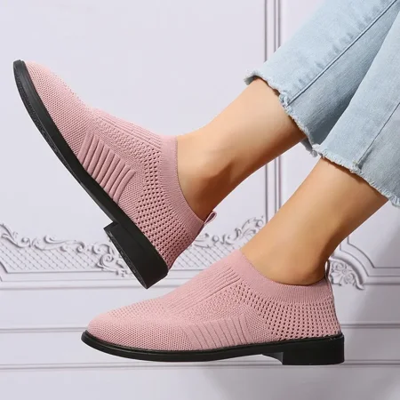 Women‘s Leisure Knit Sneakers Shoes Round Toe Low Top And Walking Shoes Women‘s Footwear
Women‘s Leisure Knit Sneakers Shoes Round Toe Low Top And Walking Shoes Women‘s Footwear