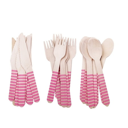 Rosarivae 1 Set of 48PCS Disposable Cutter Fork Spoon Set Disposable Birthday Wooden Tableware Kit Eco-friendly Wood Fork Cutter Spoon Kit Birthday Party Wooden Flatware Kit
Rosarivae 1 Set of 48PCS Disposable Cutter Fork Spoon Set Disposable Birthday Wooden Tableware Kit Eco-friendly Wood Fork Cutter Spoon Kit Birthday Party Wooden Flatware Kit