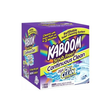 Kaboom 35113 Scrub Free! Toilet Cleaning System With Oxi Clean