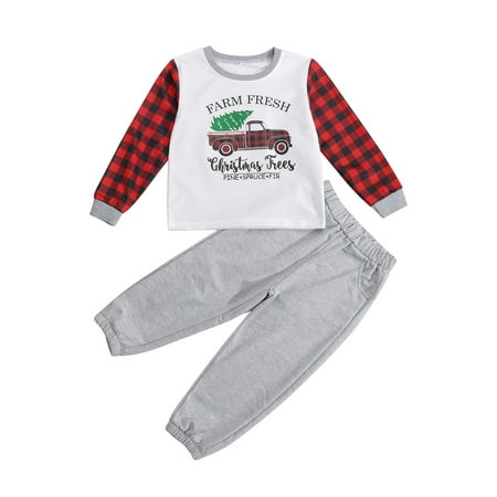 Sunisery 2Pcs Little Baby Boy Christmas Outfits Cartoon Letter Print Long Sleeve Tops Elastic Waist Pants Sets Gray 3-4 Years
Sunisery 2Pcs Little Baby Boy Christmas Outfits Cartoon Letter Print Long Sleeve Tops Elastic Waist Pants Sets Gray 3-4 Years