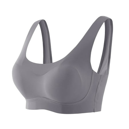 Push up Bras for Women Compression Every Day Wear Exercise offers Wireless Bra for Women Gray XXL
Push up Bras for Women Compression Every Day Wear Exercise offers Wireless Bra for Women Gray XXL