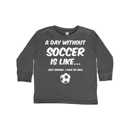 Inktastic Day Without Soccer 2 Gift Toddler Boy or Toddler Girl Long Sleeve T-Shirt
Inktastic Day Without Soccer 2 Gift Toddler Boy or Toddler Girl Long Sleeve T-Shirt
