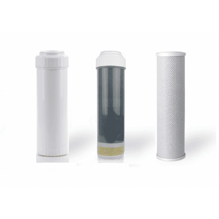 Carbon Block/Fluoride Removal/KDF Multi Media Reverse Osmosis Water Filters (3 PC) Set
Carbon Block/Fluoride Removal/KDF Multi Media Reverse Osmosis Water Filters (3 PC) Set