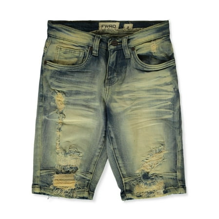 FWRD Boys Washed Denim Shorts - light tint 2t (Toddler)