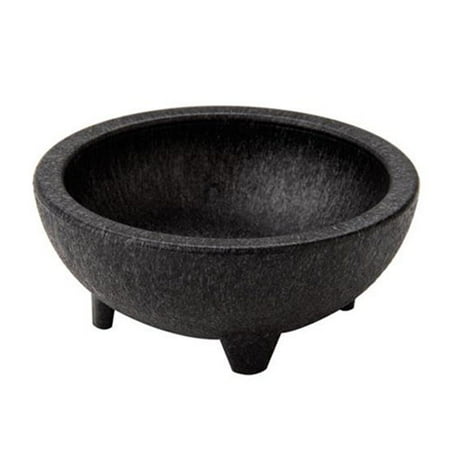 4 oz. Charcoal Plastic Chico Molcajete Each