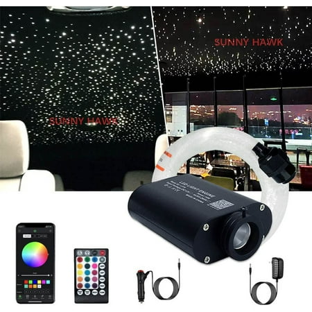 16W Fiber Optic Lights Star Ceiling Light Kit For Car Or Home Bluetooth App/28-Key Remote Control Music Mode Starlight Headliner Light Kit 460Pcs Mixed(0.03In+0.04In+0.06In) 9.8Ft
16W Fiber Optic Lights Star Ceiling Light Kit For Car Or Home Bluetooth App/28-Key Remote Control Music Mode Starlight Headliner Light Kit 460Pcs Mixed(0.03In+0.04In+0.06In) 9.8Ft