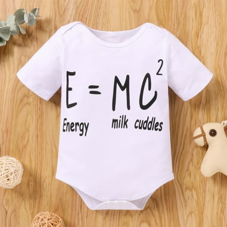 EQWLJWE Newborn Infant Baby Boys Girls Letter Short Sleeve Romper Clothes Bodysuit Girls Harness Holiday Clearance
EQWLJWE Newborn Infant Baby Boys Girls Letter Short Sleeve Romper Clothes Bodysuit Girls Harness Holiday Clearance