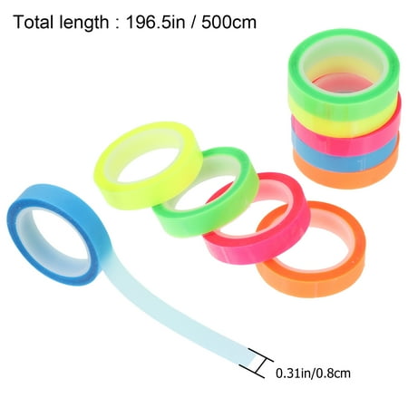 10 Rolls Note Tapes Transparent Highlight Tapes Portable Page Markers for Highlight
10 Rolls Note Tapes Transparent Highlight Tapes Portable Page Markers for Highlight