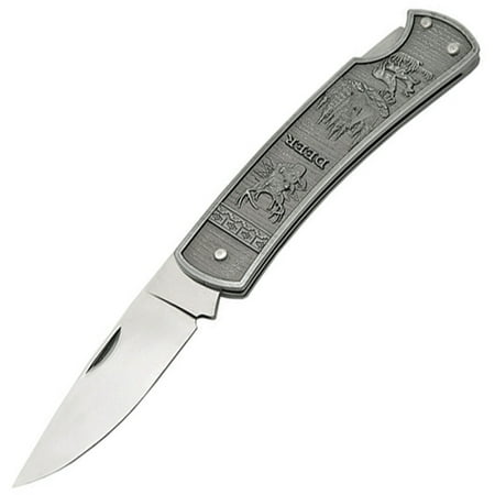 UPC 801608111811 product image for Szco Supplies 211181-DE Deer Embossed Folding Knife | upcitemdb.com
