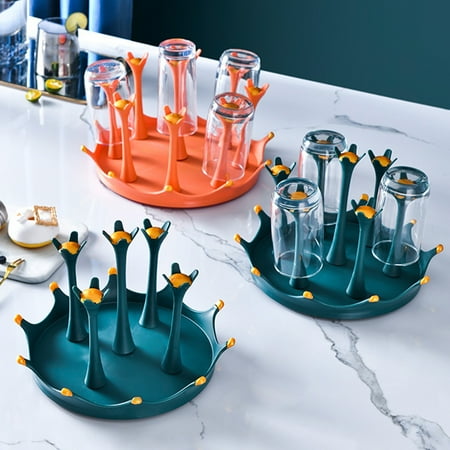 Riguas Bottle Drying Rack 5/7/9-Digit Detachable Design Multifunctional Rotary Stand Dust-proof Vertical Drain Stainless Steel Cup Holder Feeding Bottle Drain Tray Household Supplies
Riguas Bottle Drying Rack 5/7/9-Digit Detachable Design Multifunctional Rotary Stand Dust-proof Vertical Drain Stainless Steel Cup Holder Feeding Bottle Drain Tray Household Supplies
