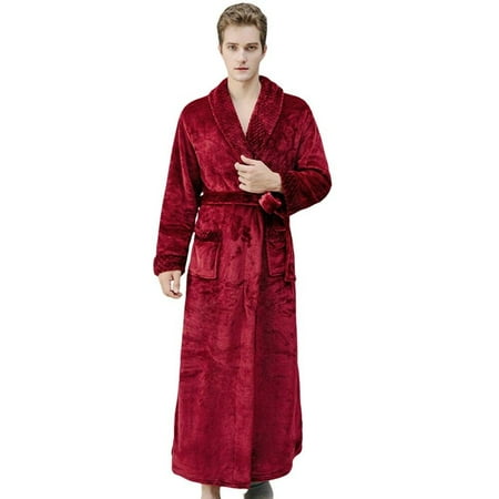 SweetCandy Couple Casual Bathrobe Autumn Winter Flannel Long Robe Thick Warm Sleepwear Pajamas Bathrobe Nightgown Spa Dressing Gown
SweetCandy Couple Casual Bathrobe Autumn Winter Flannel Long Robe Thick Warm Sleepwear Pajamas Bathrobe Nightgown Spa Dressing Gown