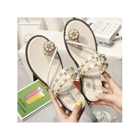 Rotosw Ladies Comfort Toe Ring Pearl Wedges Slippers Sliders Fashionable Summer Shoes
Rotosw Ladies Comfort Toe Ring Pearl Wedges Slippers Sliders Fashionable Summer Shoes