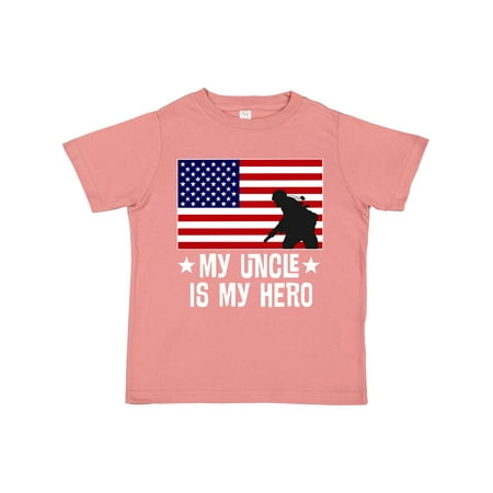 Inktastic Military Uncle is My Hero US Flag Gift Toddler Boy or Toddler Girl T-Shirt
Inktastic Military Uncle is My Hero US Flag Gift Toddler Boy or Toddler Girl T-Shirt