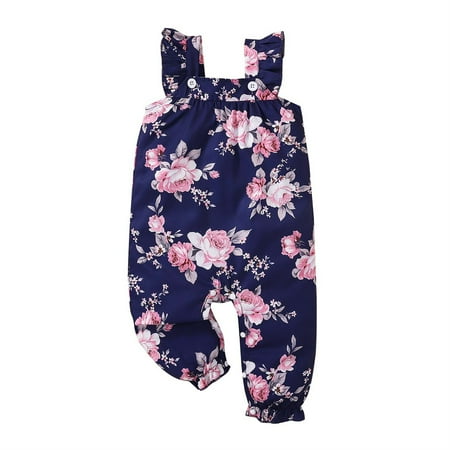 Summer Savings Clearance! Stamzod Romper Baby Girl Summer Toddler Baby Flower Printed Sleeveless Suspenders Rompers Infant Sling Jumpsuit Baby Girls Overalls 3-24M
Summer Savings Clearance! Stamzod Romper Baby Girl Summer Toddler Baby Flower Printed Sleeveless Suspenders Rompers Infant Sling Jumpsuit Baby Girls Overalls 3-24M