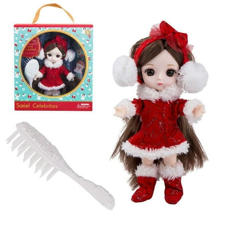 Dido 6.3 Inch Christmas Dress up Doll Toy Set for Girls Simulation Princess Doll Toy Play House Pretend Toy Set
Dido 6.3 Inch Christmas Dress up Doll Toy Set for Girls Simulation Princess Doll Toy Play House Pretend Toy Set