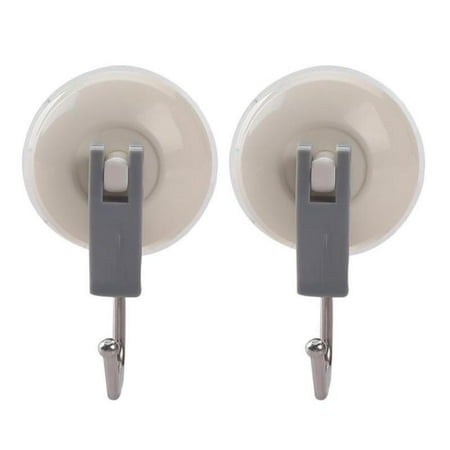 2X Heavy Duty Lever Suction Cup Hooks Bathroom/kitchen 2KG Holder TOP P1M0