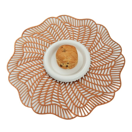 YIMIAO Table Placemat Wear-resistant Non-slip Hollow Design Exquisite Irregular Swirl Cup Pad Placemat Household Supply
YIMIAO Table Placemat Wear-resistant Non-slip Hollow Design Exquisite Irregular Swirl Cup Pad Placemat Household Supply