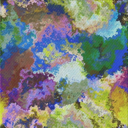 Ahgly Company Indoor Square Patterned Purple Haze Purple Area Rugs 6 Square
