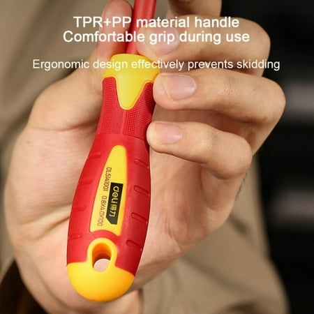 DELI Insulated Screwdriver Electrician s Insulated Magnetic Electrical Hand Screwdriver Tool Kit
DELI Insulated Screwdriver Electrician s Insulated Magnetic Electrical Hand Screwdriver Tool Kit