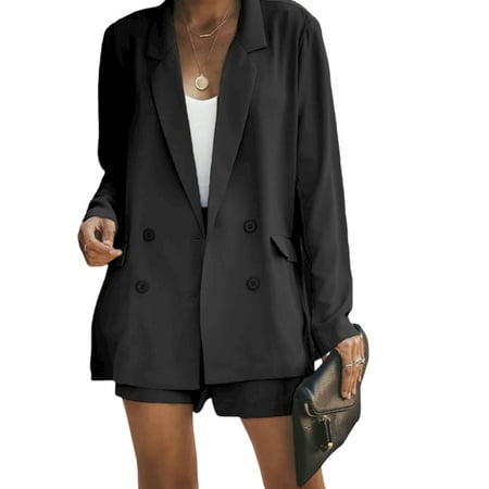 Zdcdcd Womens Office Ladie Blazer+Short Casual Solid 2 Piece Business Workwear Suit
Zdcdcd Womens Office Ladie Blazer+Short Casual Solid 2 Piece Business Workwear Suit