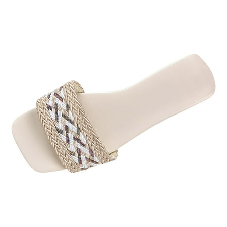 nsendm Female Shoes Adult Microwaveable Slippers Women Slippers Flat Bottom Lightweight Open Toe Woven Colorblock Women Home Slippers Winter Warm Beige 7
nsendm Female Shoes Adult Microwaveable Slippers Women Slippers Flat Bottom Lightweight Open Toe Woven Colorblock Women Home Slippers Winter Warm Beige 7