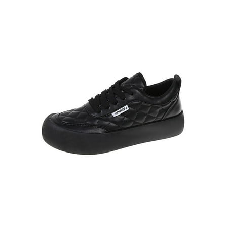 Eloshman Womens Sneakers Lace Up Walking Shoes Non-Slip Flats Sports Casual Comfort Skate Shoe Lightweight Black 5.5
Eloshman Womens Sneakers Lace Up Walking Shoes Non-Slip Flats Sports Casual Comfort Skate Shoe Lightweight Black 5.5