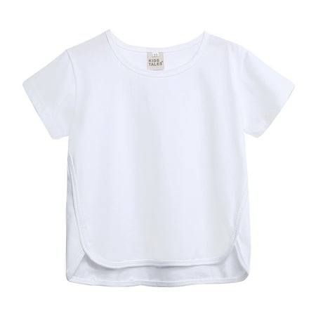 Baby Boys Girls Casual Short Sleeve T Shirts Solid Color Baby Loose T Shirts for 9M-7T
Baby Boys Girls Casual Short Sleeve T Shirts Solid Color Baby Loose T Shirts for 9M-7T