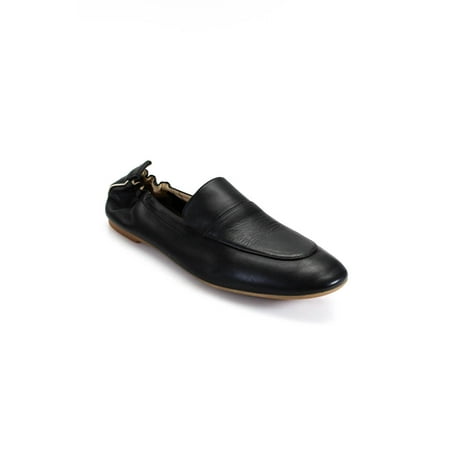 Pre-owned|Everlane Womens The Day Driver Oxfords Loafers Black Size 9
