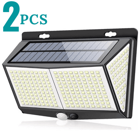 Solar Power 288 LED Lights PIR Motion Sensor Outdoor Security Lamp Wall (2 Pack) New
Solar Power 288 LED Lights PIR Motion Sensor Outdoor Security Lamp Wall (2 Pack) New