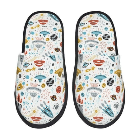 Noikeo Cartoon Space Pattern Cozy Slippers Indoor for Women and Mens Fuzzy House Shoes Soft Plush Warm Slip-on Slippers-Large
Noikeo Cartoon Space Pattern Cozy Slippers Indoor for Women and Mens Fuzzy House Shoes Soft Plush Warm Slip-on Slippers-Large