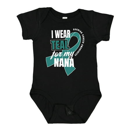 Inktastic I Wear Teal for My Nana Ovarian Cancer Awareness Gift Baby Boy or Baby Girl Bodysuit
Inktastic I Wear Teal for My Nana Ovarian Cancer Awareness Gift Baby Boy or Baby Girl Bodysuit