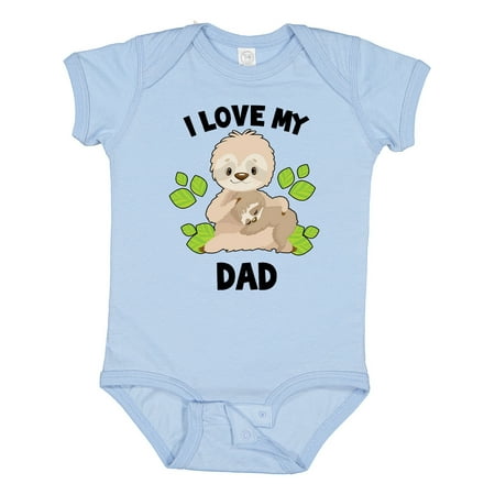 Inktastic Cute Sloth I Love My Dad with Green Leaves Gift Baby Boy or Baby Girl Bodysuit
Inktastic Cute Sloth I Love My Dad with Green Leaves Gift Baby Boy or Baby Girl Bodysuit