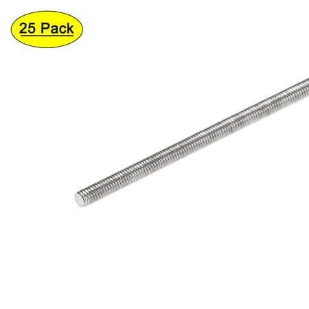 Uxcell 25Pcs M3 x 110mm Fully Threaded Rod 304 Stainless Steel Right Hand Threads
Uxcell 25Pcs M3 x 110mm Fully Threaded Rod 304 Stainless Steel Right Hand Threads