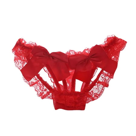 Qcmgmg Mid Waist See Through Briefs for Women Breathable Stretch Underwear Women Soft Lace Panties Red
Qcmgmg Mid Waist See Through Briefs for Women Breathable Stretch Underwear Women Soft Lace Panties Red