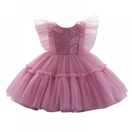Xmarks Flower Girls Dresses Toddlers Birthday Party Vintage Sequin Princess Tutu Dance Ball Gown Pink 2-3Y
Xmarks Flower Girls Dresses Toddlers Birthday Party Vintage Sequin Princess Tutu Dance Ball Gown Pink 2-3Y