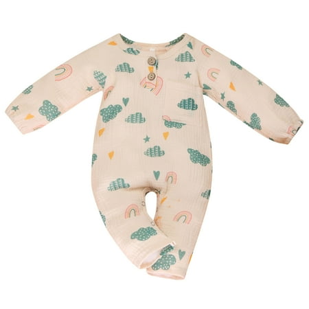 TUOBARR Newborn Infant Baby Boy Girls Cotton Linen Button Print Romper Bodysuit Jumpsuit Playsuits Outfits Blue (0-18Months)
TUOBARR Newborn Infant Baby Boy Girls Cotton Linen Button Print Romper Bodysuit Jumpsuit Playsuits Outfits Blue (0-18Months)