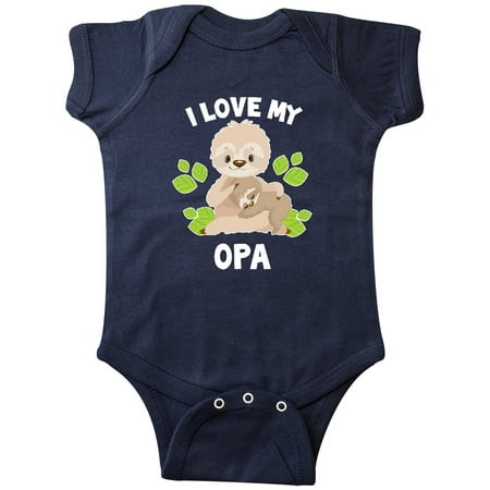Inktastic Cute Sloth I Love My Opa with Green Leaves Gift Baby Boy or Baby Girl Bodysuit
Inktastic Cute Sloth I Love My Opa with Green Leaves Gift Baby Boy or Baby Girl Bodysuit