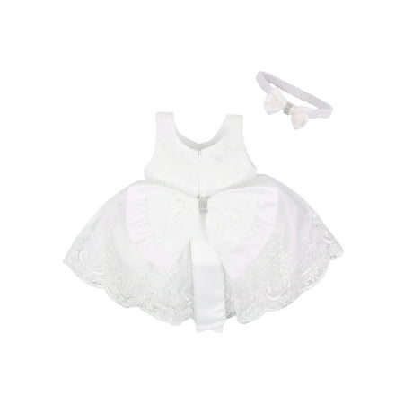 Licupiee Toddler Baby Girl Big Bowknot Pageant Skirt Lace Embroidery Dress Party Tutu Gown Dresses with Headwear
Licupiee Toddler Baby Girl Big Bowknot Pageant Skirt Lace Embroidery Dress Party Tutu Gown Dresses with Headwear
