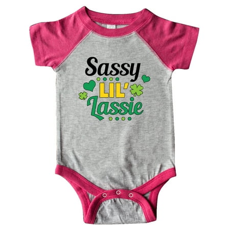 Inktastic Saint Patrick s Day Sassy Lil Lassie with Shamrocks Gift Baby Girl Bodysuit
Inktastic Saint Patrick s Day Sassy Lil Lassie with Shamrocks Gift Baby Girl Bodysuit
