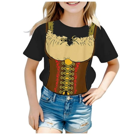 Toddler Girl s Tee Shirts Summer Girls Fashion Festival Printed Round Neck Short Sleeve Casual T Shirt Top Baby Clothes Unisex Clearance 4-5 Years
Toddler Girl s Tee Shirts Summer Girls Fashion Festival Printed Round Neck Short Sleeve Casual T Shirt Top Baby Clothes Unisex Clearance 4-5 Years