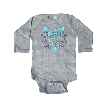 Inktastic My Grammy Loves me- painted flowers and hearts Gift Baby Boy or Baby Girl Long Sleeve Bodysuit
Inktastic My Grammy Loves me- painted flowers and hearts Gift Baby Boy or Baby Girl Long Sleeve Bodysuit