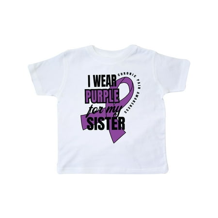 Inktastic Chronic Pain I Wear Purple For My Sister Gift Toddler Boy or Toddler Girl T-Shirt
Inktastic Chronic Pain I Wear Purple For My Sister Gift Toddler Boy or Toddler Girl T-Shirt