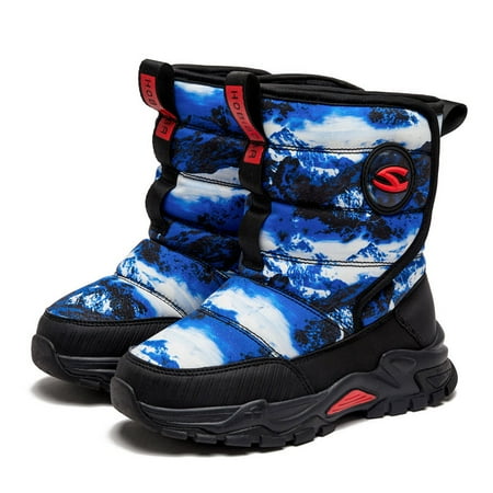 Girls Boys Thermal Cotton Shoes Waterproof Slip Resistant Comfortable Fashion Childrens Ankle Boots
Girls Boys Thermal Cotton Shoes Waterproof Slip Resistant Comfortable Fashion Childrens Ankle Boots
